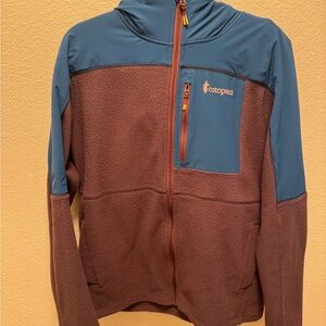 Cotopaxi Blue and Brown Fleece Jacket XL